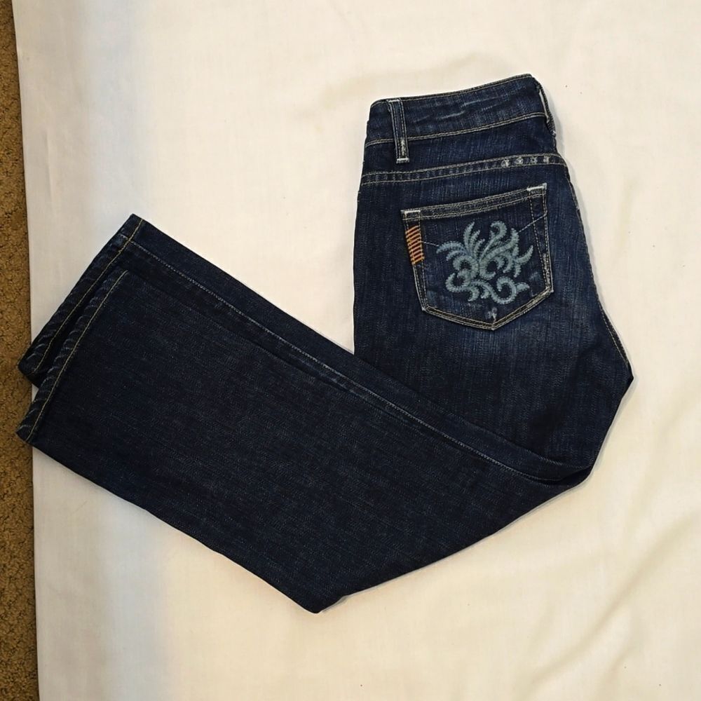 PAIGE Robertson Hollywood Hits cropped vintage jeans 26 Jeans
